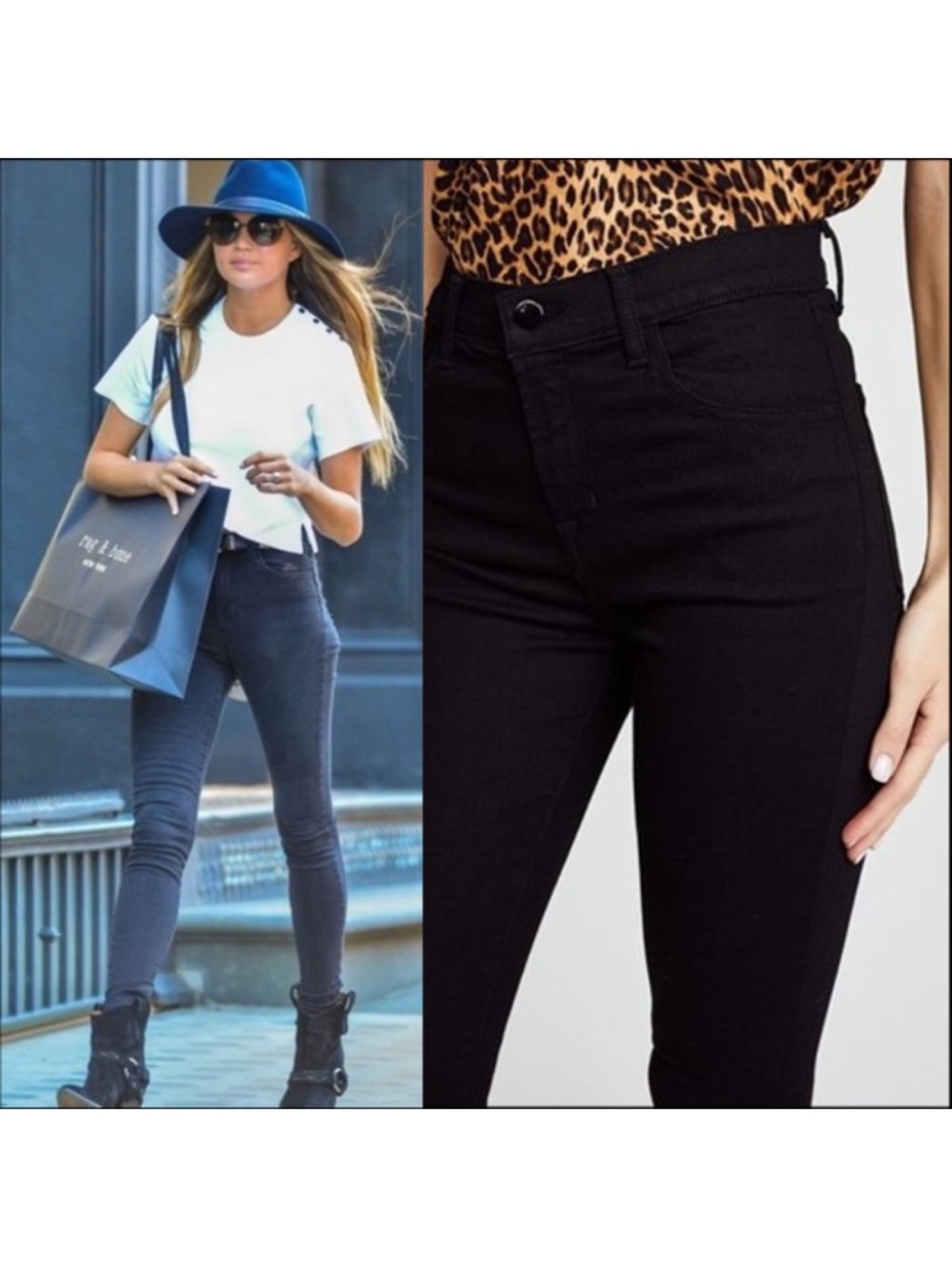 J Brand Maria Vanity high waisted skinny denim jean